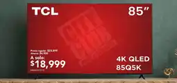 City Club TCL 4K QLED TV 85" oferta