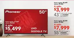 City Club Pioneer UHD Google TV 50" oferta