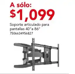 City Club Soporte articulado para pantallas 40" a 86" oferta