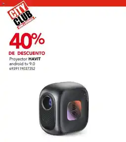 City Club Havit proyector android TV 9.0 oferta