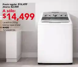 City Club Mabe lavadora 24 kg oferta