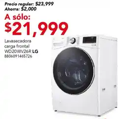 City Club LG lavasecadora carga frontal oferta