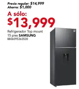 City Club Samsung refrigerador top mount oferta