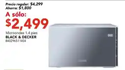 City Club Black & Decker microondas oferta