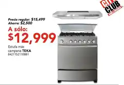 City Club Teka estufa mas campana oferta