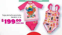 Soriana Híper Trajes de baño para beba oferta