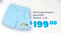 Soriana Híper Short traje de baño para bebo oferta