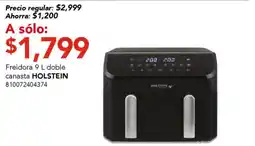 City Club Holstein freidora 9 L doble canasta oferta