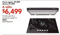 City Club Teka parrilla y campana crystal 75 oferta