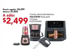 City Club Holstein combo electrodomésticos rose gold oferta