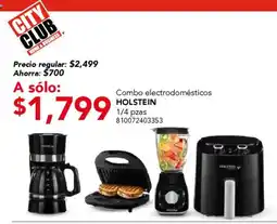 City Club Holstein combo electrodomésticos oferta
