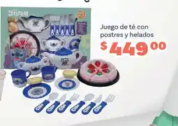 Soriana Híper Juego de té con postres y helados oferta