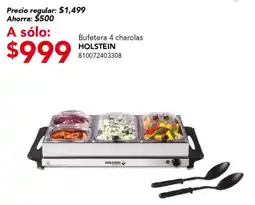 City Club Holstein bufetera 4 charolas oferta