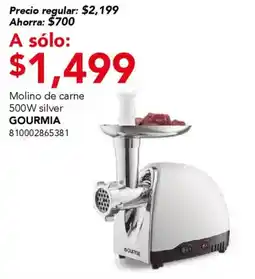 City Club Gourmia molino de carne 500W oferta
