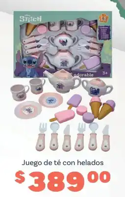 Soriana Híper Juego de té con helados oferta
