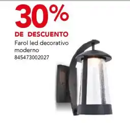 City Club Farol led decorativo moderno oferta