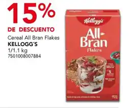 City Club Kellogg's cereal all bran flakes oferta