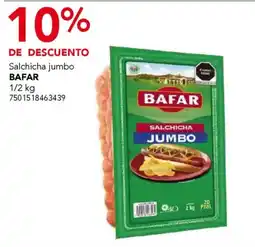 City Club Bafar salsicha jumbo oferta