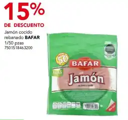City Club Bafar jamon cocida rebanado oferta