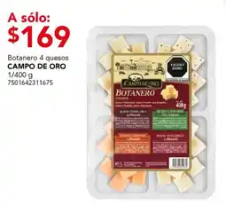 City Club Campo de Oro botanero 4 quesos oferta