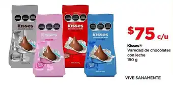 Kisses varedad de chocolates con leche