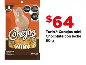 Turin conejos mini chocolate con leche