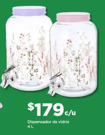 Dispensador de vidrio