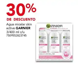City Club Garnier agua micelar skin active oferta