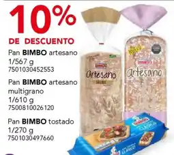 City Club Bimbo pan oferta