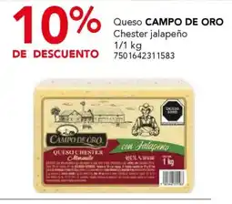 City Club Campo de Oro queso chester jalapeño oferta