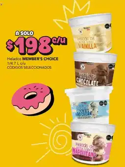 City Club Member's Choice helados oferta