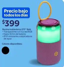 Walmart Stf bolt bocina inalámbrica oferta