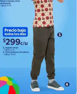 Walmart Tenis básicos con velcro oferta