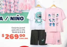 Soriana Híper Conjunto juvenil para niño o niña oferta