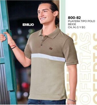 800-82  Playera Tipo Polo