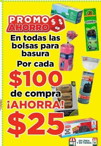 HEB Bolsas de basura oferta