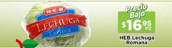 HEB Heb lechuga romana oferta