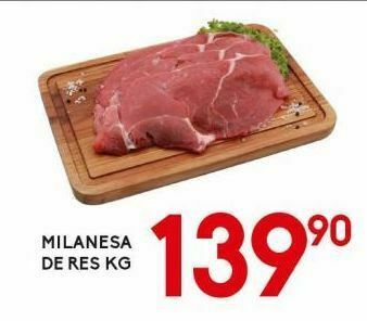 Alsuper Milanesa de res kg oferta