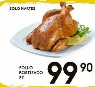 Alsuper Pollo rostizado x pza oferta