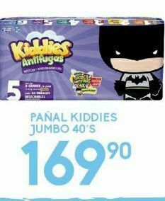 Alsuper Pañal kiddies jumbo 40s oferta