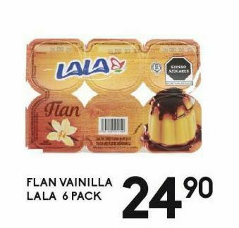 Alsuper Flan vainilla lala 6pack oferta