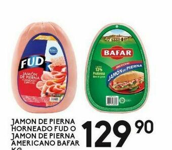 Alsuper Jamón de pierna horneado fud kg oferta