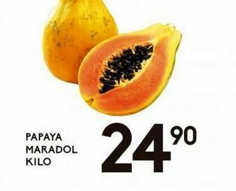 Alsuper Papaya maradol kg oferta