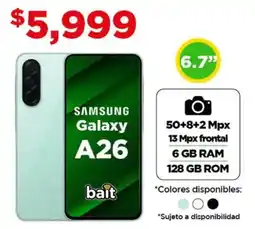 Bodega Aurrerá Samsung Galaxy A26 6.7" oferta