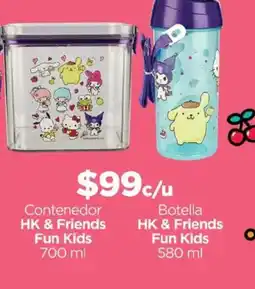 Chedraui Contenedor HK & Friends Fun Kids 700 ml oferta