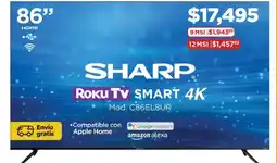 Chedraui SHARP Roku TV SMART 4K oferta