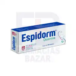 Farmacias Bazar ESPIDORM 450/50MG 20 TABLETAS oferta