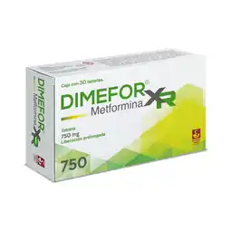 Farmacias Bazar DIMEFOR XR 750MG 30 TABLETAS oferta