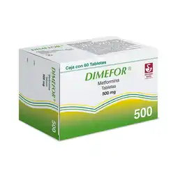 Farmacias Bazar DIMEFOR 500MG 60 TABLETAS oferta