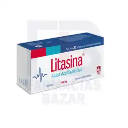 Farmacias Bazar LITASINA 100MG 30 TABLETAS oferta